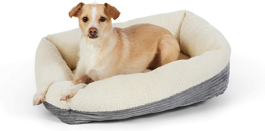 Funtails Round Self Warming Pet Bed (Grey)