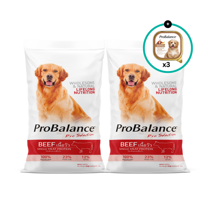 [Bundle] ProBalance 15KG Dry Dog Food (Beef) x2