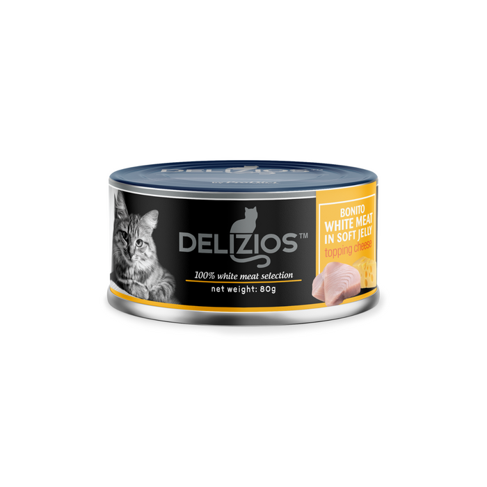 (Selection) Delizios White Meat Wet Cat Food (80g x 1 can)