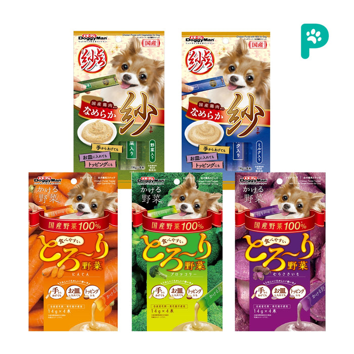 (Selection) Doggyman Puree Series Dog Snacks (14gx4 sticks)