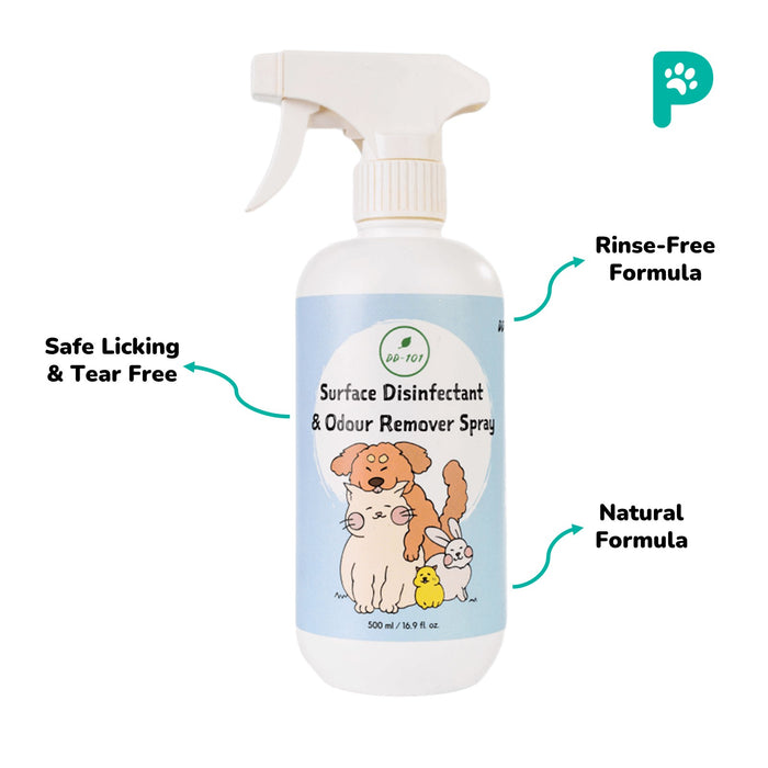 DD 101 Surface Disinfectant Odour Remover Spray 500ml