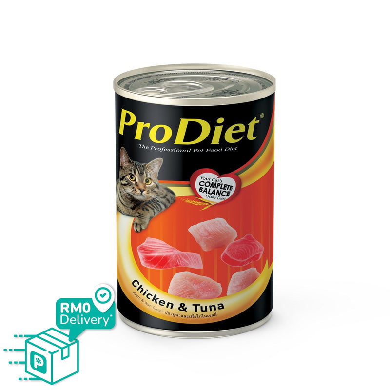[Bundle Deals] ProDiet Wet Cat Food Adult 400g x 24 Cans (FOC 1x Pouch)
