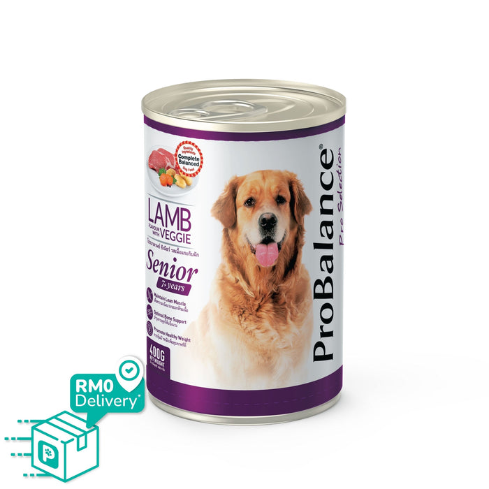 Probalance 400g Senior Lamb Loaf With Vegetable Wet Can Food