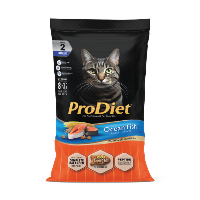 Prodiet 8kg Ocean Fish Adult Dry Cat Food