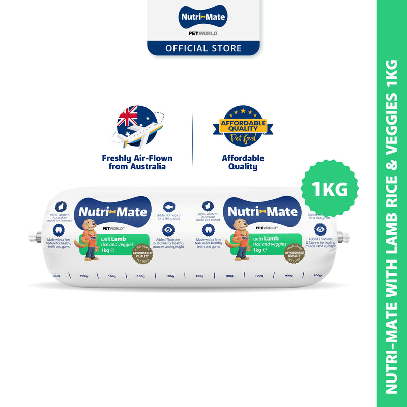 Nutri-Mate Lamb with Rice and Veggies 1kg