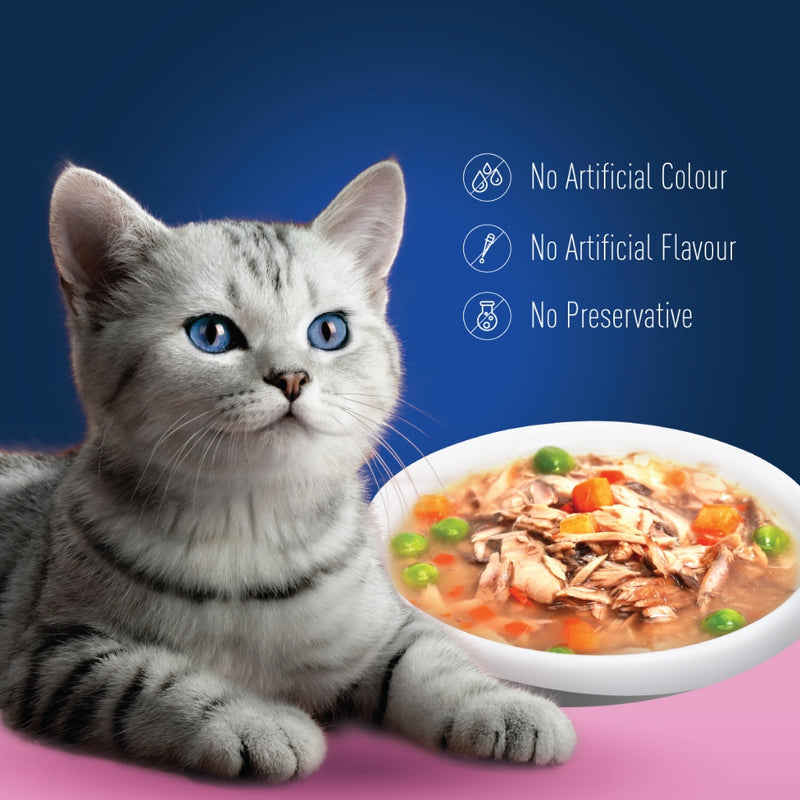 [Buy 5 Free 1] Delizios Adoree 70g Gravy Wet Cat Food Adult & Kitten