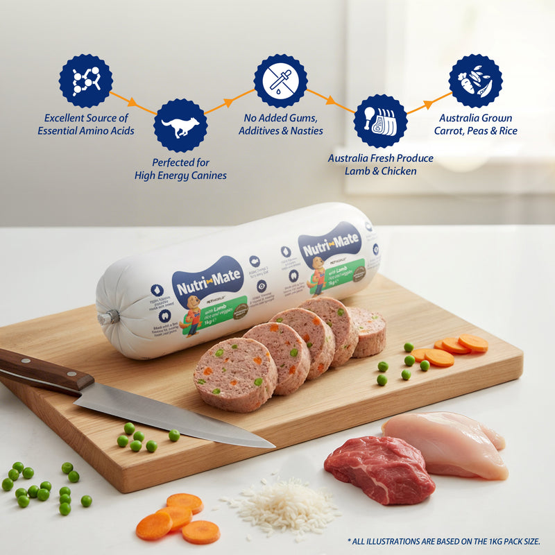 Nutri-Mate Lamb with Rice and Veggies 1kg