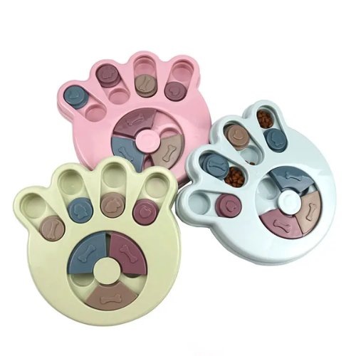 Funtails IQ Puzzle Dog Toy (Round /Paw)