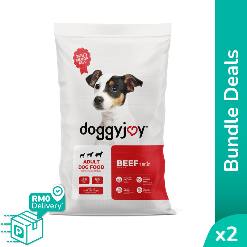 [Bundle Deals] Doggyjoy 20kg Dry Dog Food (3 Flavours)