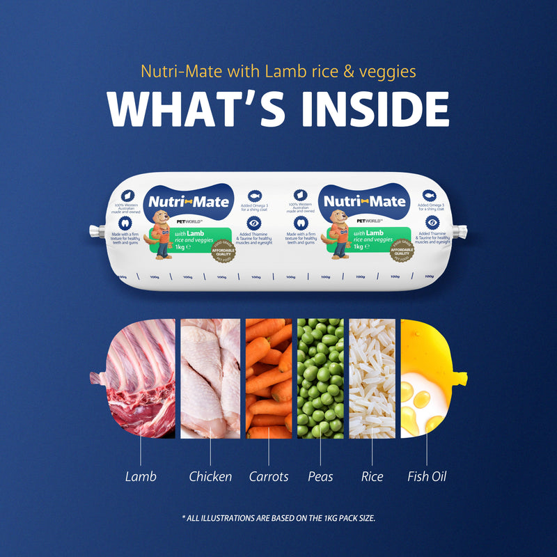 Nutri-Mate Lamb with Rice and Veggies 1kg