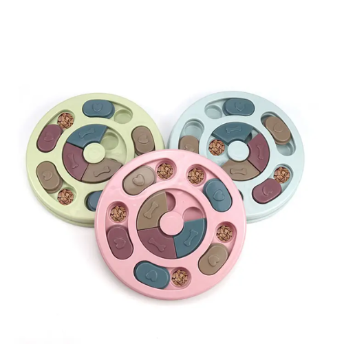 Funtails Dog IQ Puzzle Toy (Round /Paw)