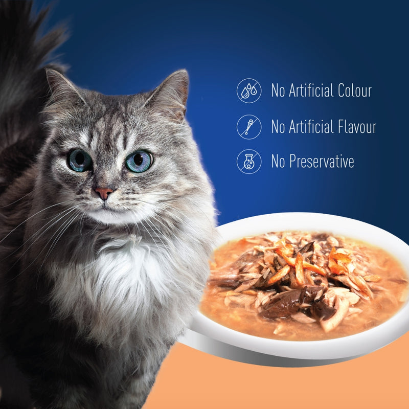 [Buy 5 Free 1] Delizios Adoree 70g Gravy Wet Cat Food Adult & Kitten