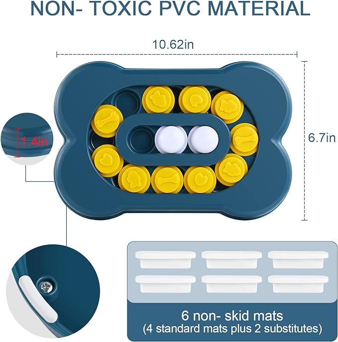 Funtails Bone Shape IQ Dog Toy