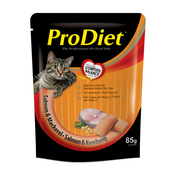 (Selection) ProDiet 85G Wet Cat Food x 12