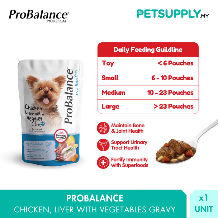 Probalance 130g Chicken with Liver Gravy Pouch