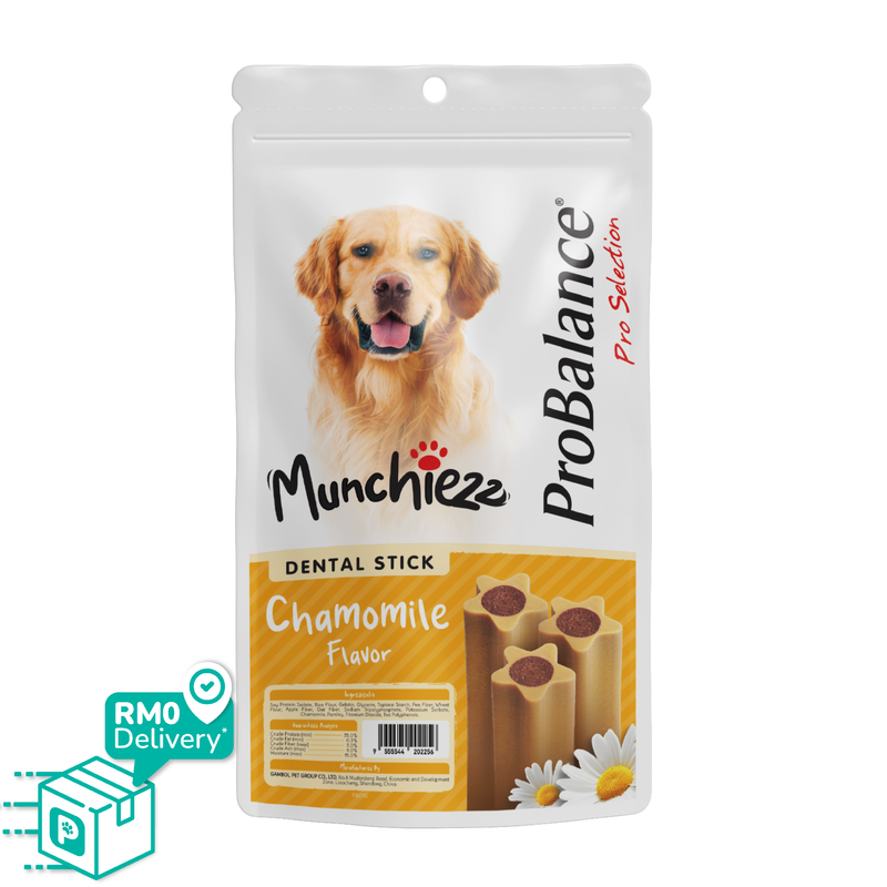 ProBalance Munchiezz Dental Stick 100g (Mint / Chamomile / Lemon) Dental Health Support
