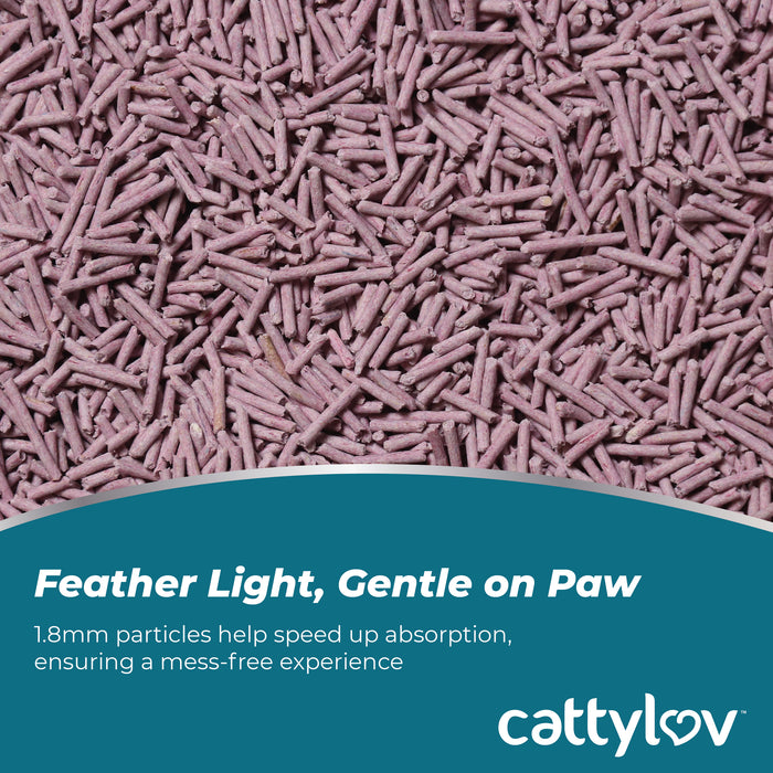 (Selection) Cattyluv 6L Tofu Cat Litter (Lavender / Charcoal)