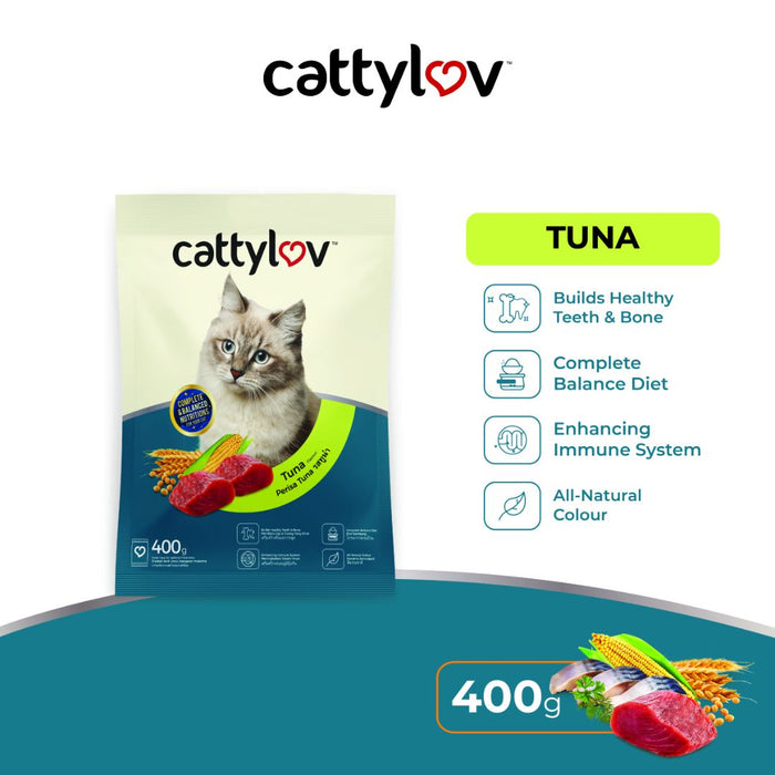 (Selection) Cattyluv 400g Dry Food (Tuna / Seafood)