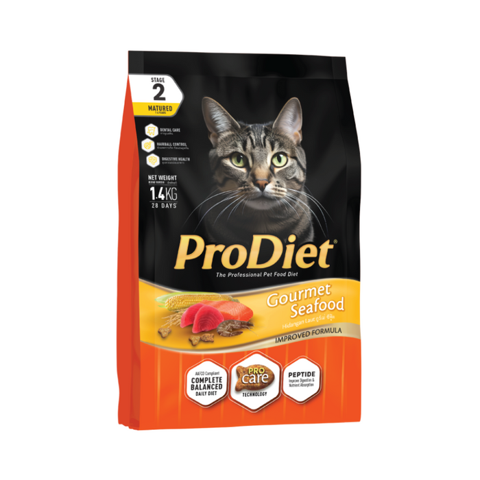 Prodiet 1.4kg Dry Cat Food (Gourmet Seafood)