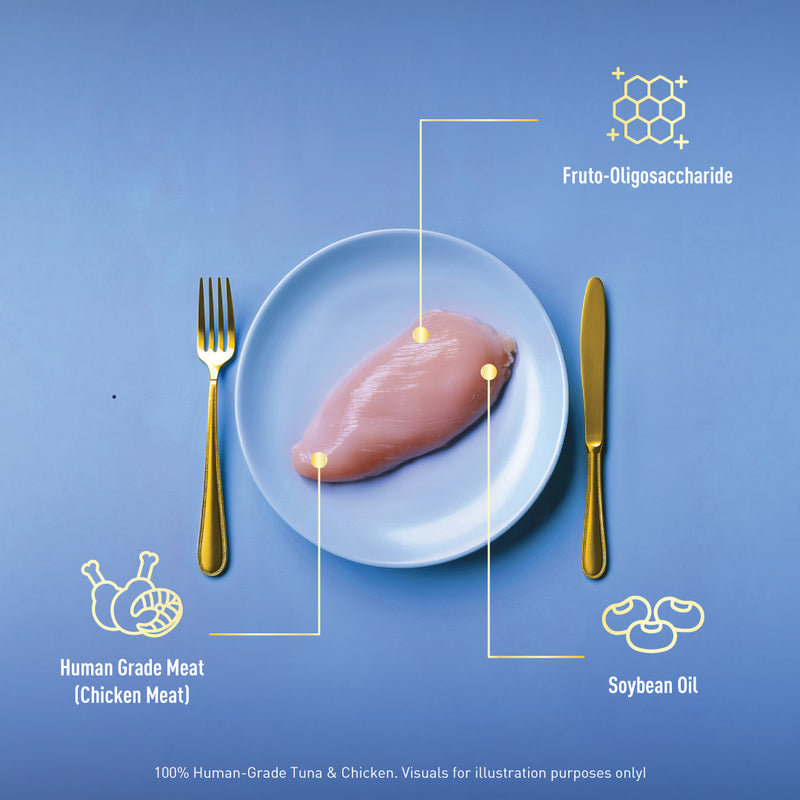 Delizios Filetto 22g (Tuna Whole Loin / Chicken)