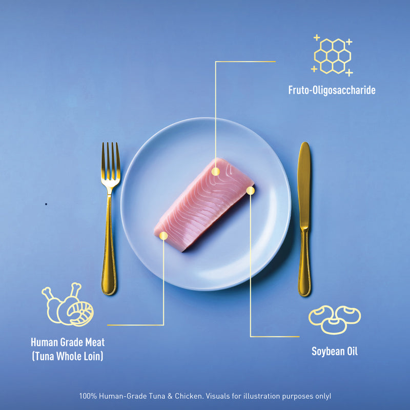 Delizios Filetto 22g (Tuna Whole Loin / Chicken)