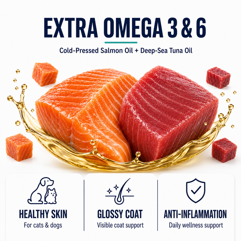 SIMPLE 3kg Monoprotein Nutrient-Rich Added Salmon Oil Fresh Human-Grade Premium Dog Dry Food (Fish/Lamb/Chicken)