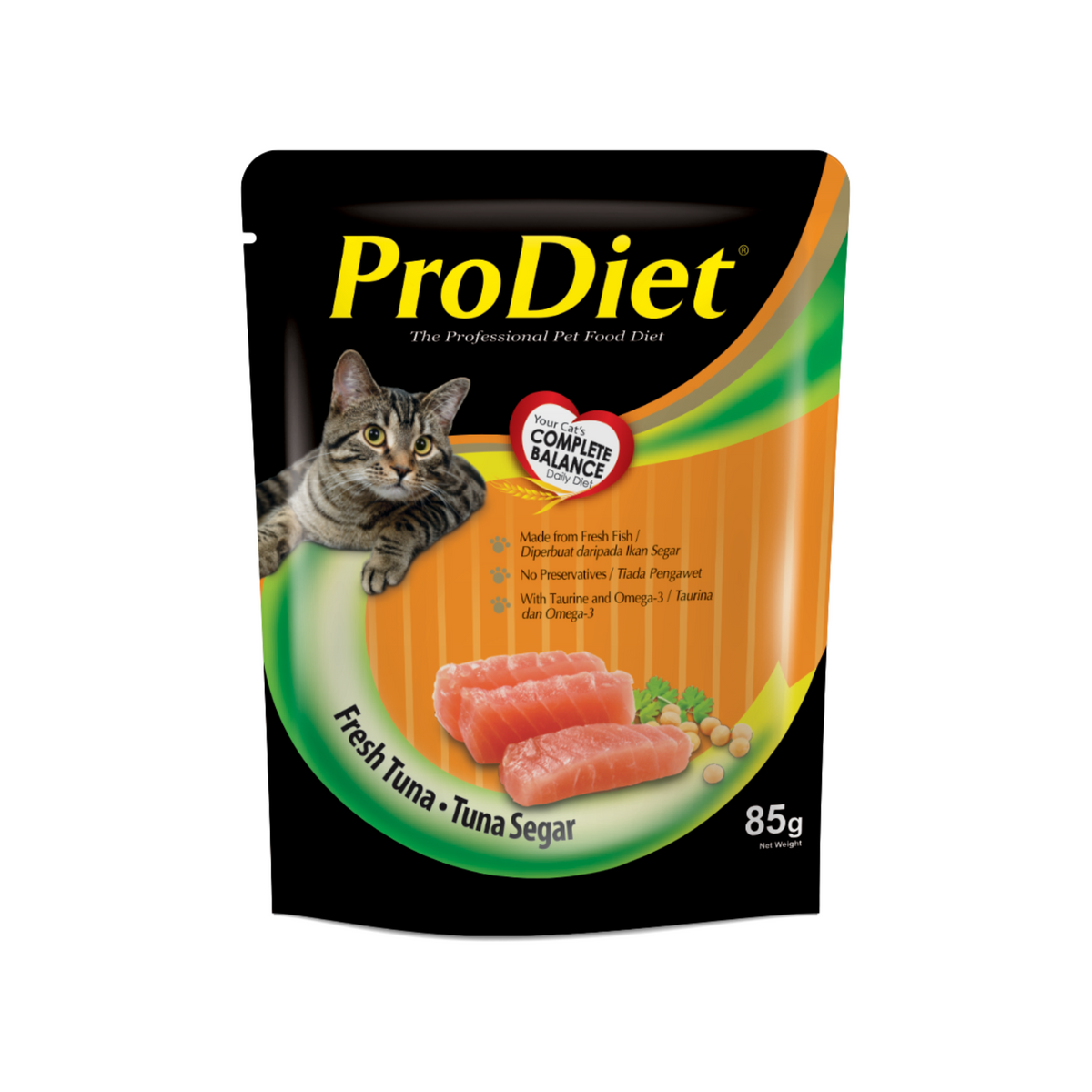 ProDiet 85G Wet Cat Food Fresh Tuna PetSupply.my