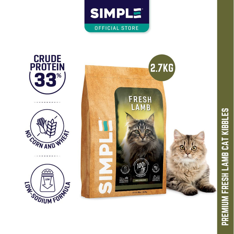 SIMPLE Premium Dry Cat Food 2.7KG