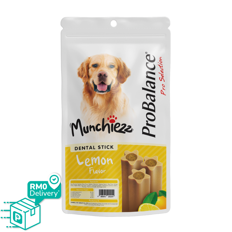 ProBalance Munchiezz Dental Stick 100g (Mint / Chamomile / Lemon) Dental Health Support