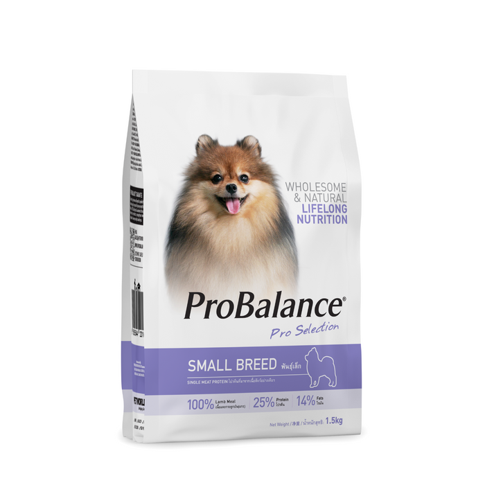 ProBalance Single Source Meat Dry Kibble Dog Food for Small Breed - Lamb (1.5kg)