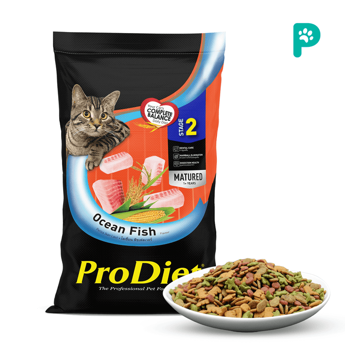 [FREE500G] ProDiet 8KG Ocean Fish Dry Cat Food