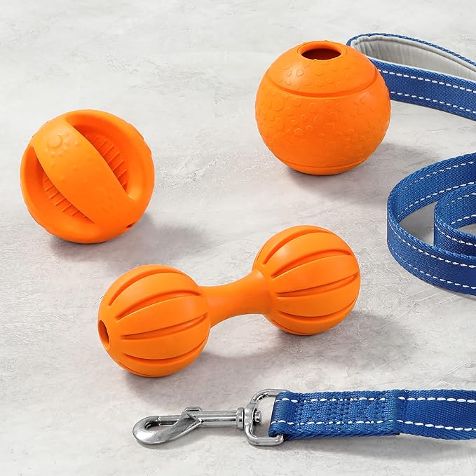 Funtails Natural Orange Rubber Toy Set (3 in 1)