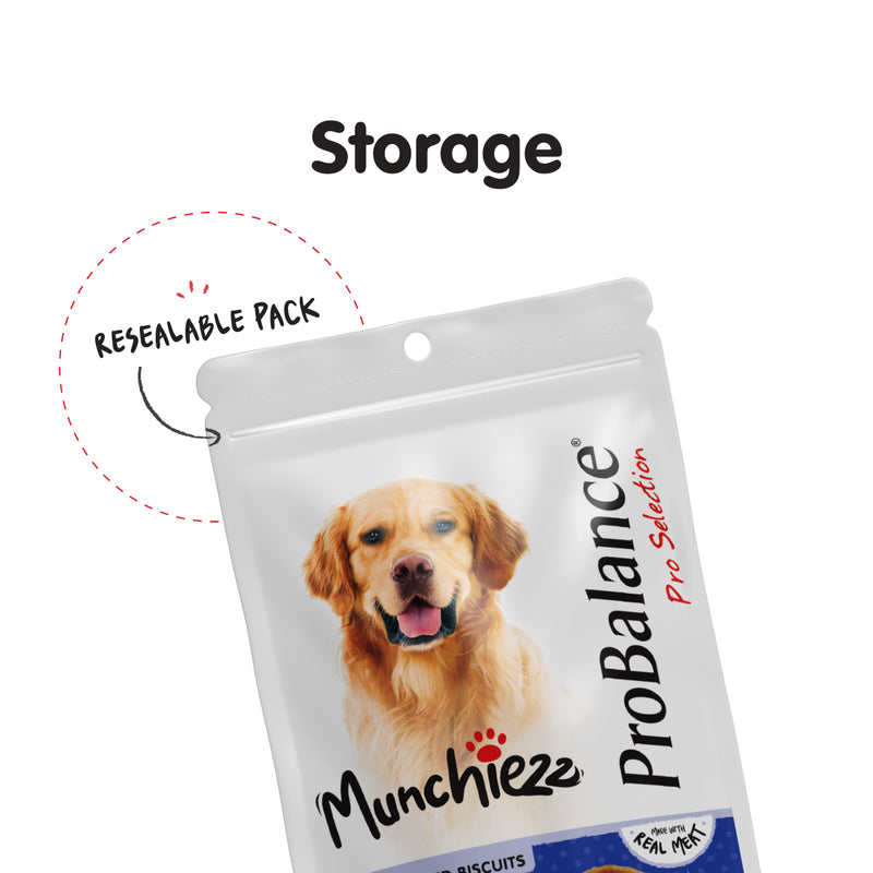 ProBalance Munchiezz Centre-Filled Biscuits 100g (Chicken / Salmon / Beef / Turkey) Dental Health Support