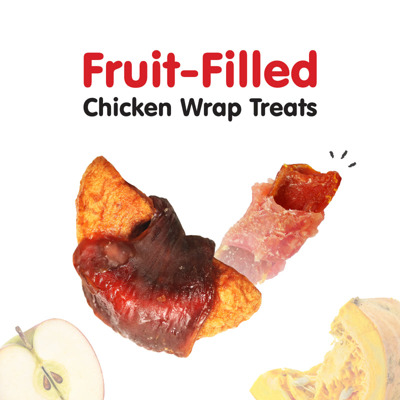 ProBalance Munchiezz Fruit Wraps 100g (Apple / Pumpkin) Dental Health Support