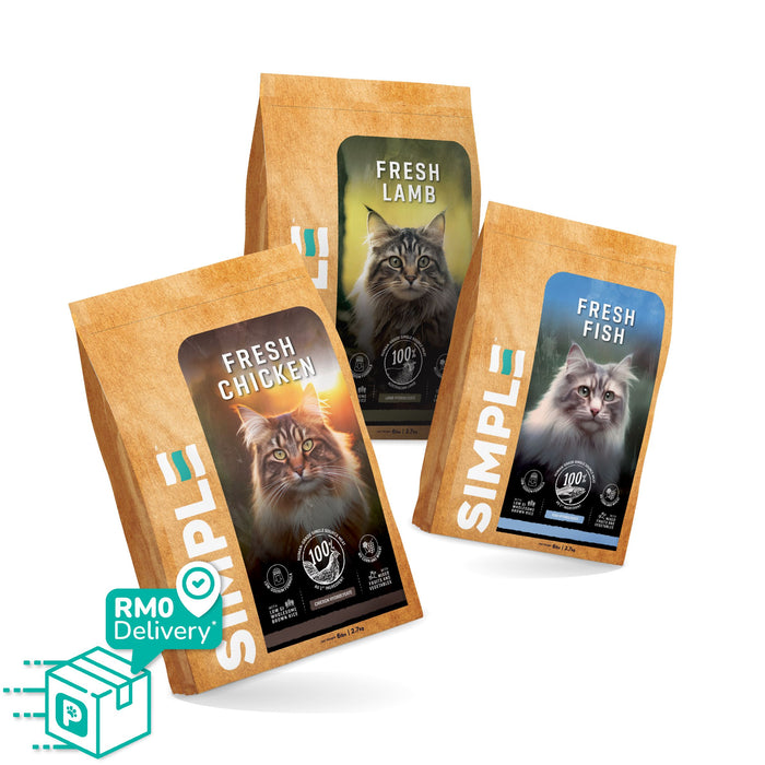 SIMPLE Premium Dry Cat Food 2.7KG