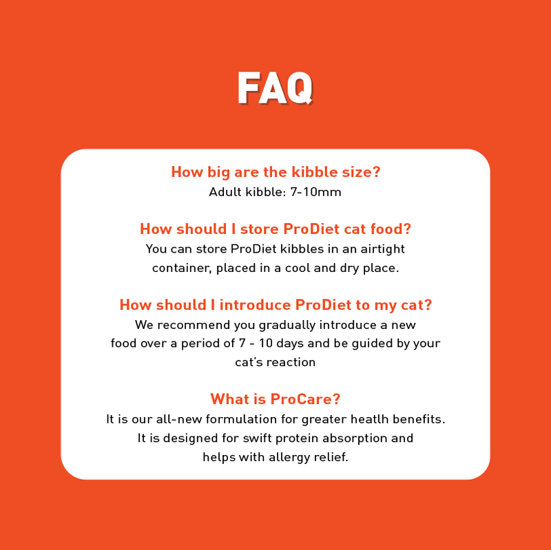 Prodiet 1.4kg Dry Cat Food (Gourmet Seafood)