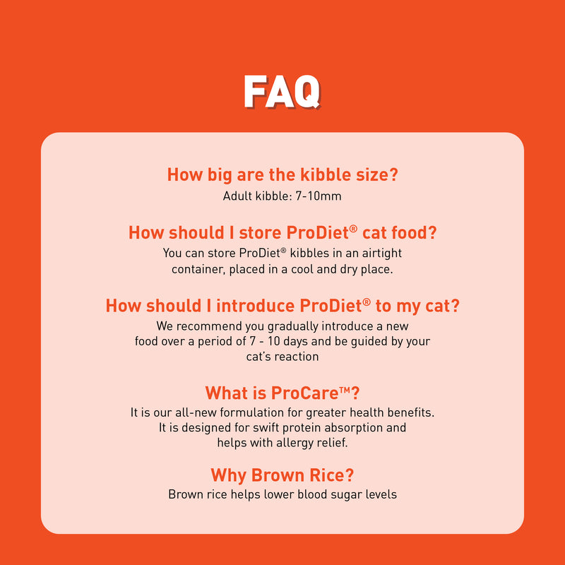 Prodiet 1.2kg Tuna & Brown Rice Dry Cat Food