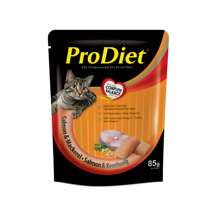 ProDiet 85G Wet Cat Food (Salmon & Mackerel)