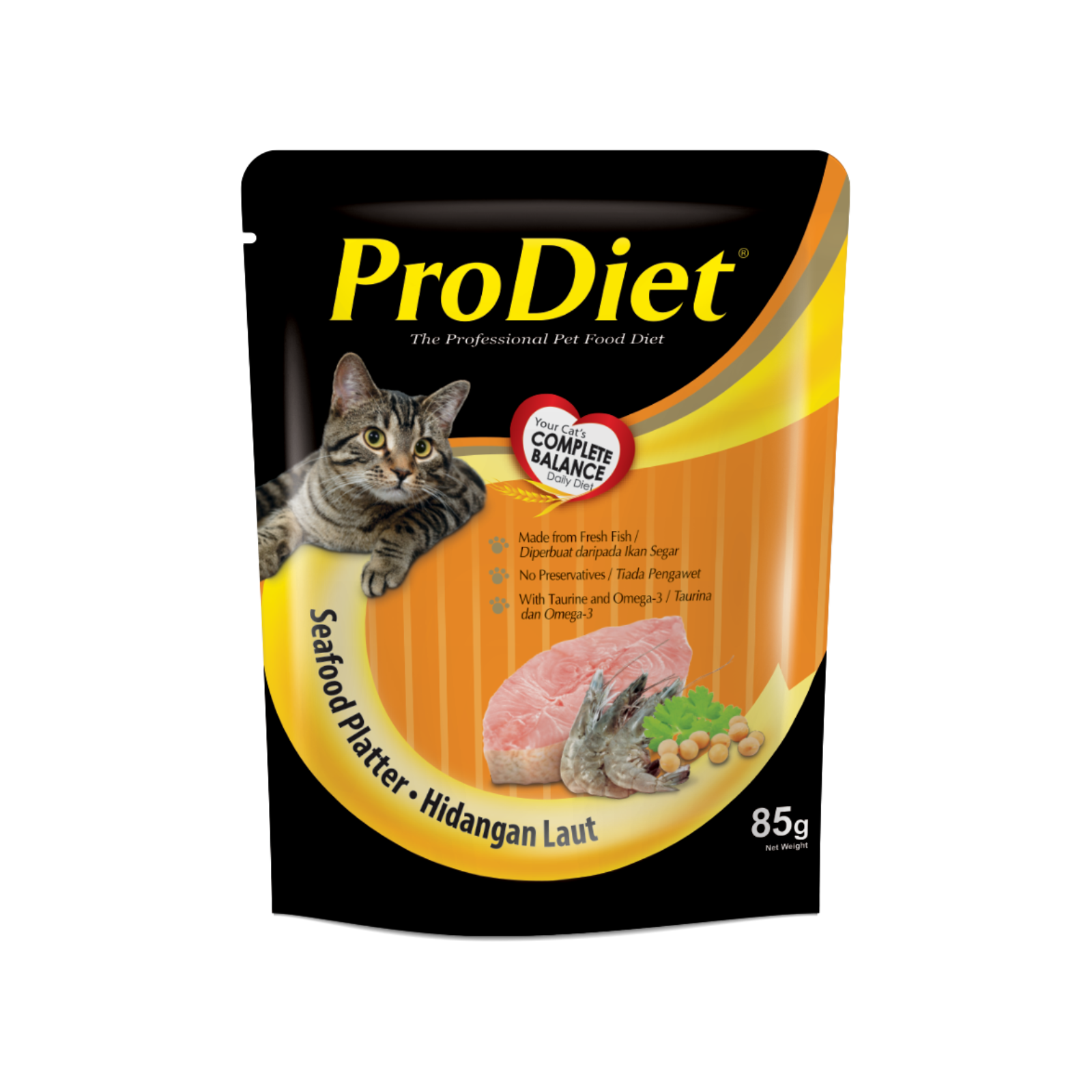 ProDiet 85G Wet Cat Food (Seafood Platter)