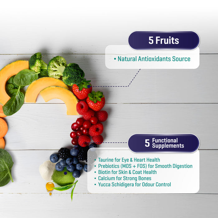 Simple 2.7kg Raw 5 Series Premium Cat Dry Kibbles (Country Medley / Ocean Harvest / Grassland Bounty)