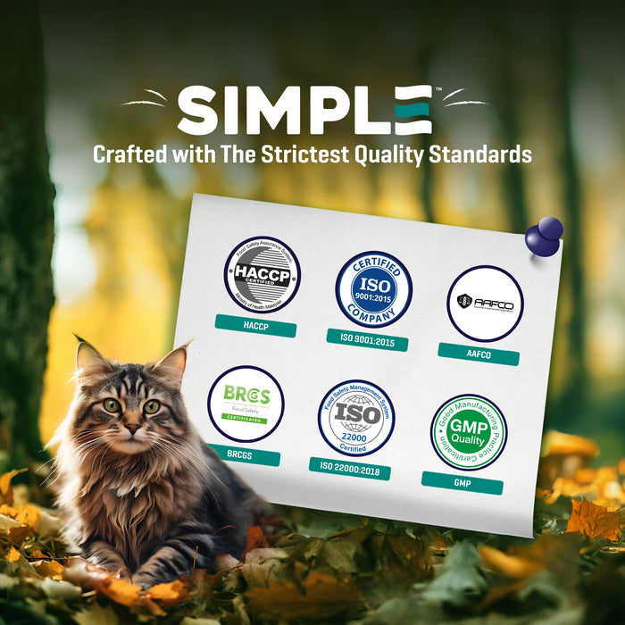 SIMPLE Premium Dry Cat Food 2.7KG