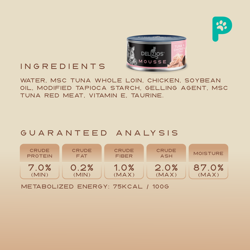 Delizios 70g MSC Cat Mousse