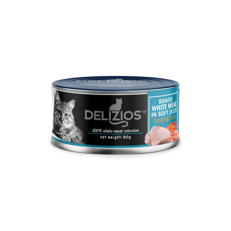 Delizios 80g White Meat Wet Cat Food