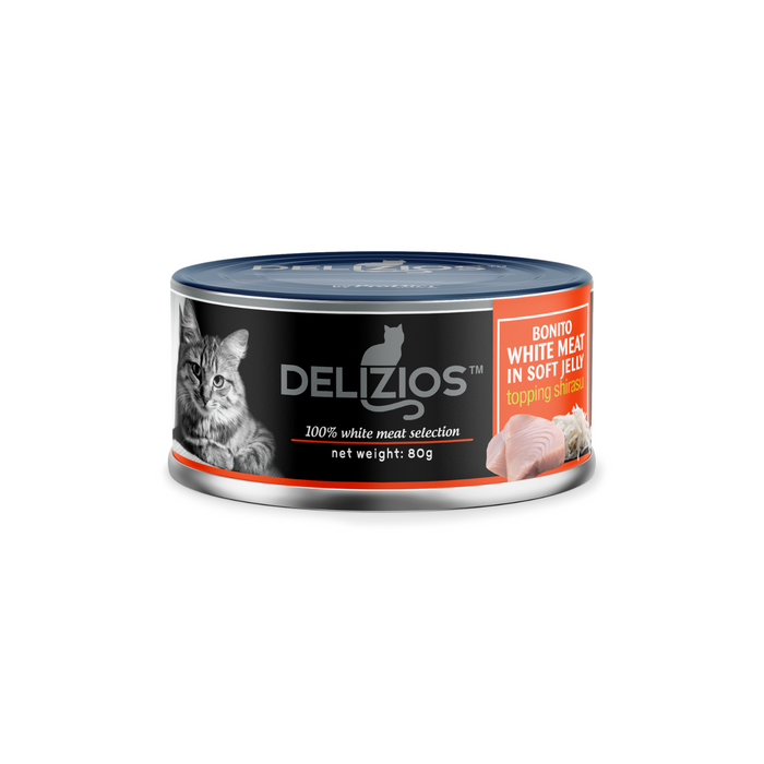 (Selection) Delizios 80g White Meat Wet Cat Food (7 flavors)