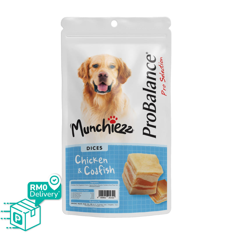 ProBalance Munchiezz Dices 100g (Chicken / Salmon / Lamb) Dental Health Support