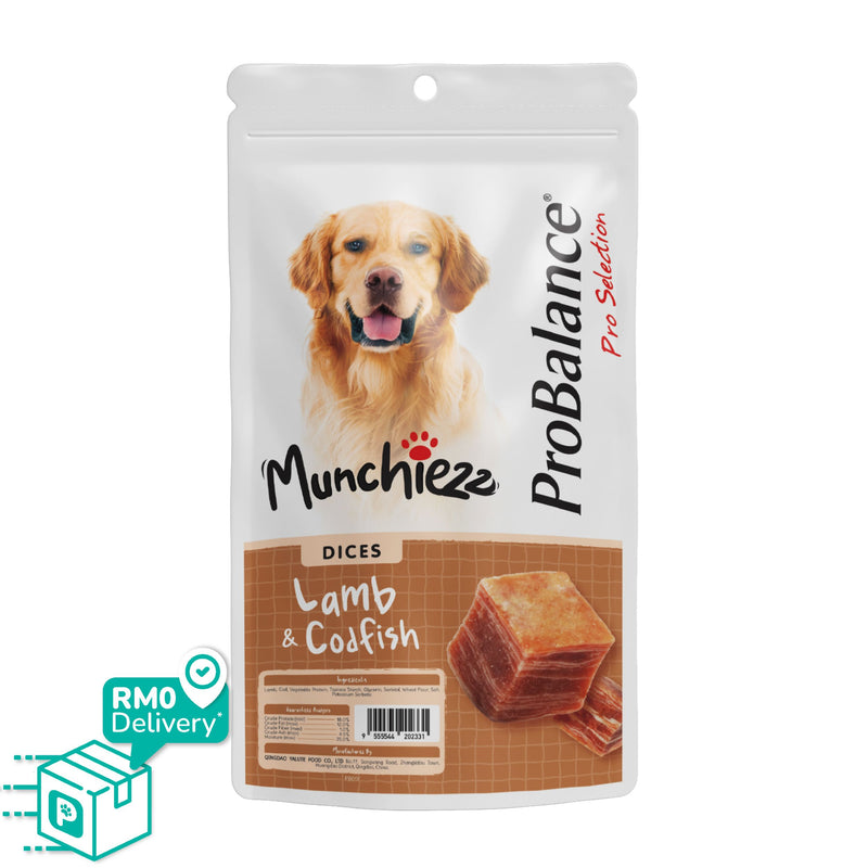 ProBalance Munchiezz Dices 100g (Chicken / Salmon / Lamb) Dental Health Support