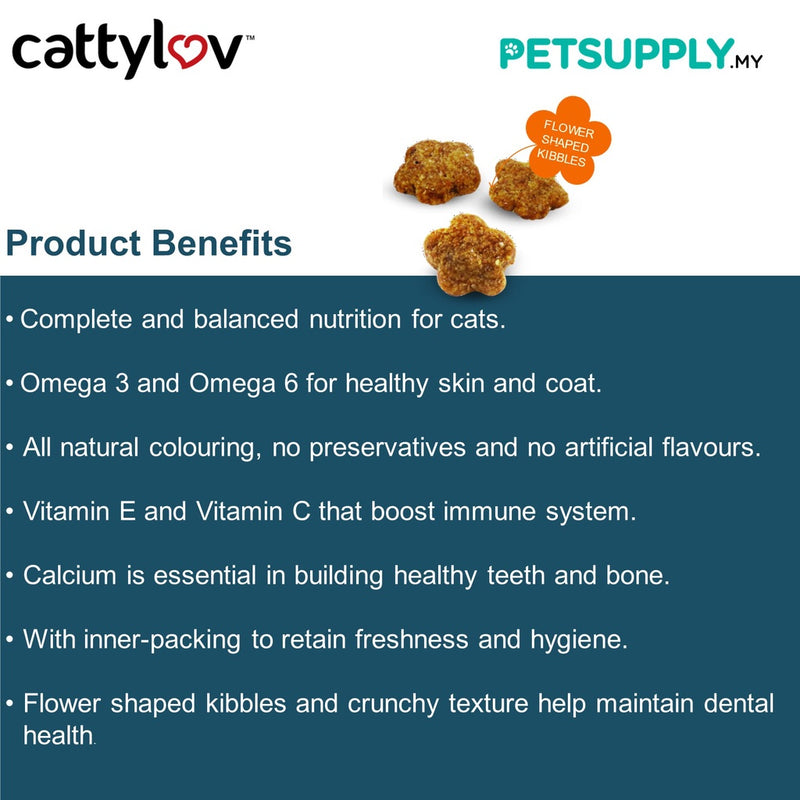 Cattyluv 10kg Dry Cat Food (Tuna / Seafood / Mackerel)