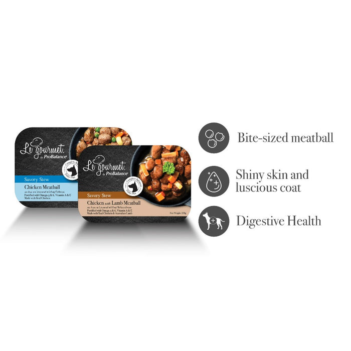 LeGourmet 230g Savory Stew Meatball For Dog (Chicken / Chicken with Lamb)