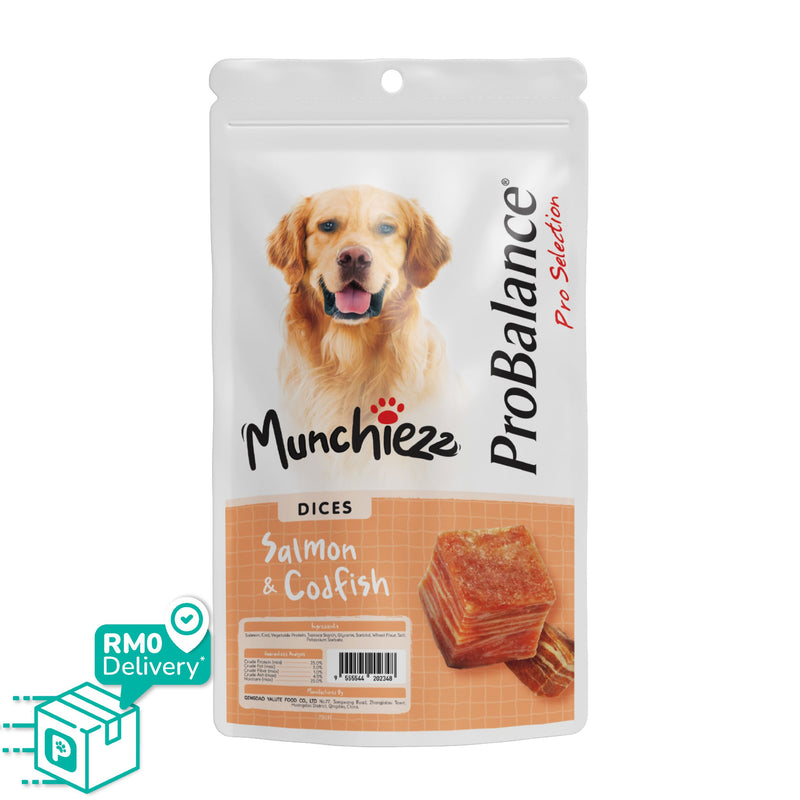 ProBalance Munchiezz Dices 100g (Chicken / Salmon / Lamb) Dental Health Support