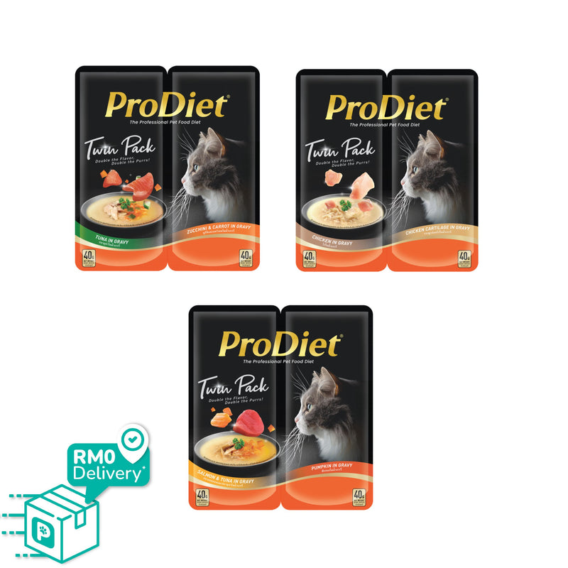 ProDiet Twin Pack 80g (Tuna/Chicken/Salmon)